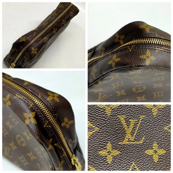 Louis Vuitton LV Cosmetic Pouch TrousseToilette 23 Brown Monogram 550-053125 - Picture 7 of 13